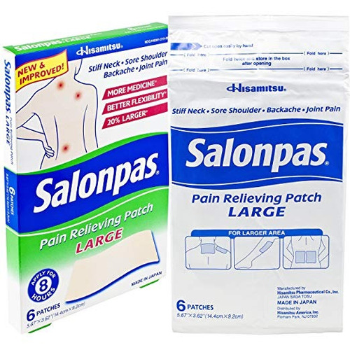 Salonpas Alivio Del Dolor Parche Grande, 6 Conde