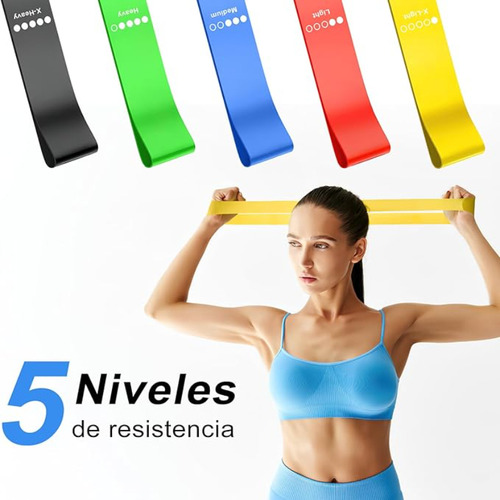Para Bandas Para Ejercicio Yoga Elastic Resistance 5 Niveles