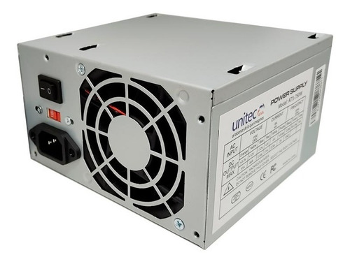 Fuente De Poder Atx 750w Unitec 24 Pines Pc