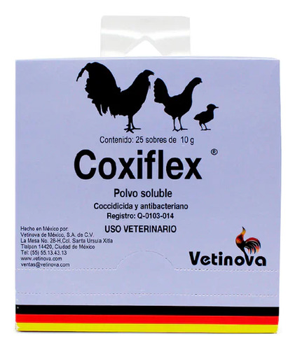 25 Sobres Coxiflex Polvo Soluble 10 Gr