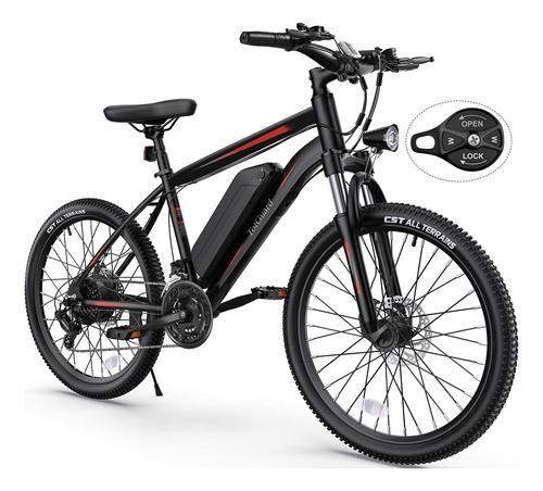 Bicicleta Electrica Totguard Para Adulto 26'' Ebike Motor 21