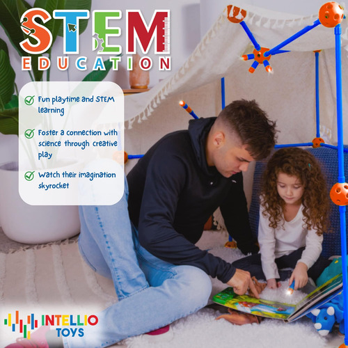 Intellio Toys Kit De Construcción De Fuertes Para Piezas Inf