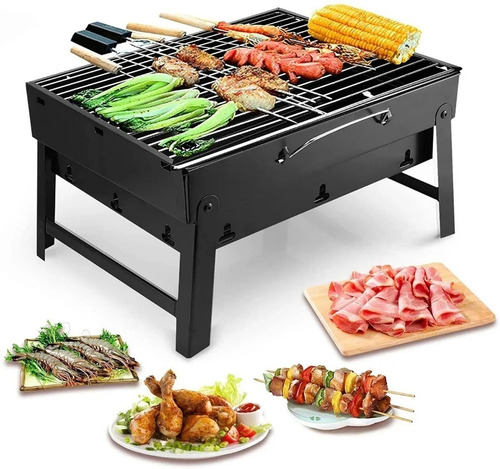 Imagen 3 de 6 de Parrilla Brasero Portátil Plegable Para Camping Vonne