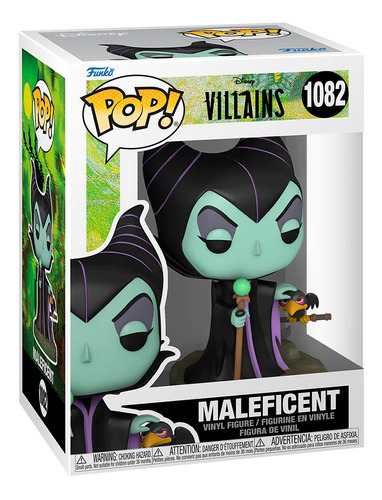 Imagen 3 de 3 de Funko Pop! Malefica 57352 De La Coleccion Disney Villanos Figura De Accion #1082