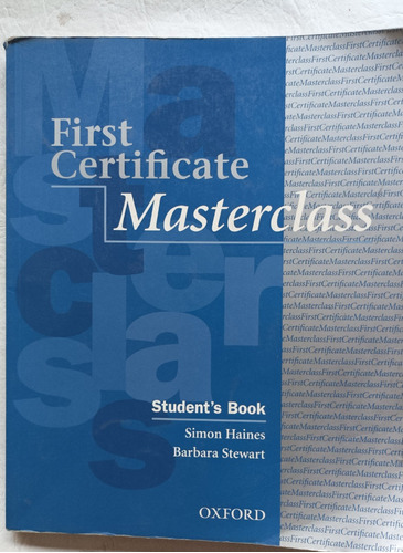 Masterclass First Certificate Haines- Stewart