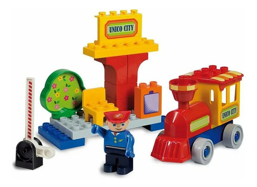 Estación Tren Chica Unico Plus 8547 Compatible Lego Duplo