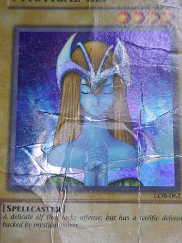 Yugioh Mystical Elf Lob-062 Original Super Rare English