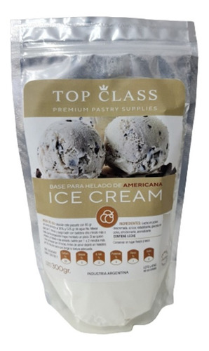 Premezcla Para Hacer Helado Americana Rinde 1 Kg Top Class