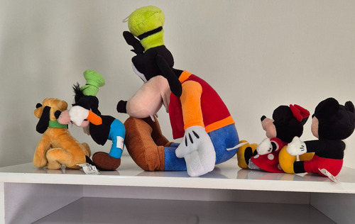 Kit Com 5 Pelucias Disney Pateta E Amigos Originais (Usado)