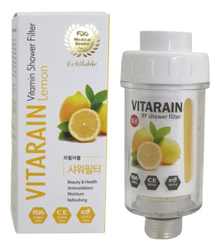 Vitarain Filtro De Ducha Spa Coreano Aromaterapia - Limon