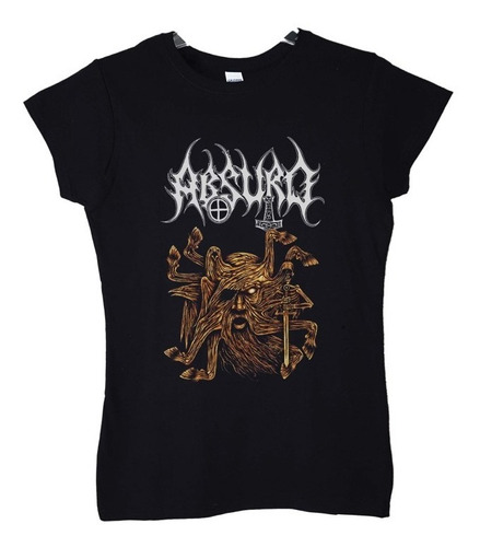 Polera Mujer Absurd Asgardsrei Metal Abominatron