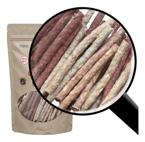 150 Pcs Carnaza Para Perro, Sticks Sabor Res 5x9 10mm