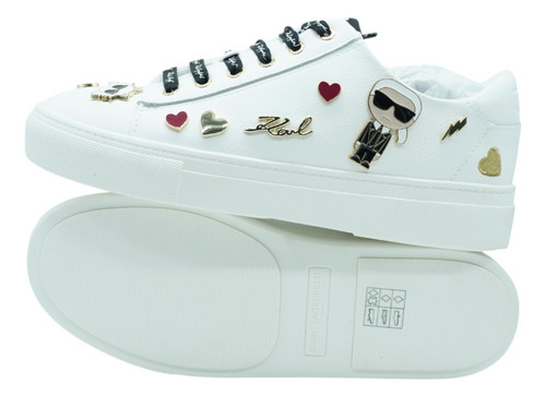 Tenis Karl Lagerfeld Cate Pins - Lace Up Nuevos Originales