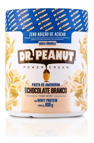 Pasta De Amendoim Com Whey Protein - 600g - Dr. Peanut