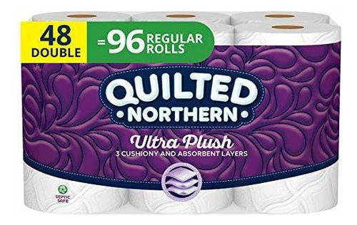 Quilted Northern Ultra Felpa Papel Higiénico, 48 Doble Roll