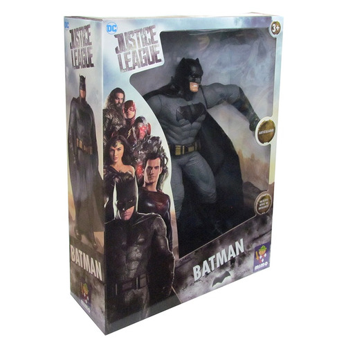 Imagem 3 de 3 de Boneco Batman Dc Comics 45 Cm Articulado Mimo