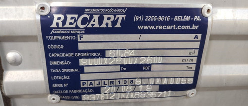 Iveco Tector 240e30 Ano 2019