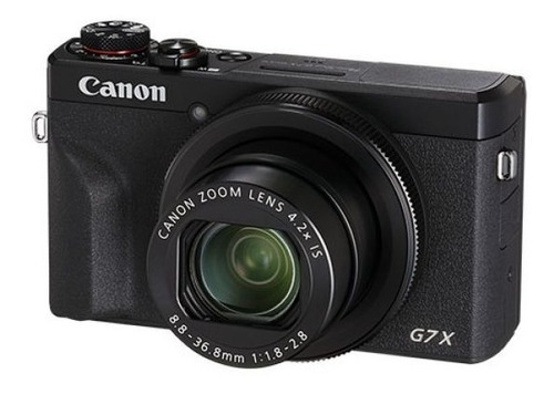 Imagen 1 de 1 de Canon Powershot G7 X Mark Iii Black Digital Camera 