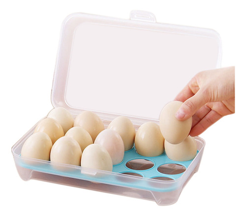 Útil Caja Para Huevos Para Refrigerador, Caja Para 15 Conten