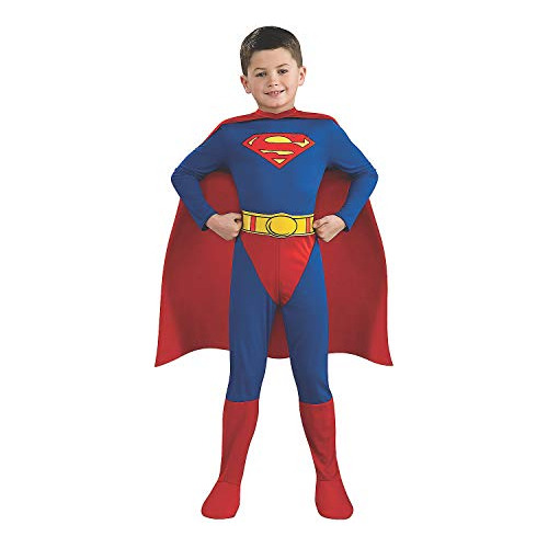 Disfraz De Superman Para Niño De Dc Comics - Pequeño 6-8 | P