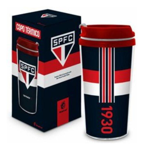 Copo Termico Smart Sao Paulo Tricolor Café Bebidas