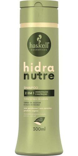 Kit Shampoo E Condicionador 300ml Haskell Hidranutre