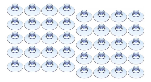 200 Ventosas Transparentes, Ventosas De Plástico, Almohadill