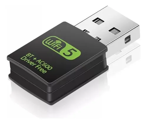 comprar Adaptador para pc usb 2x1 receptor 600mb 5g wifi e bluetooth Realtek