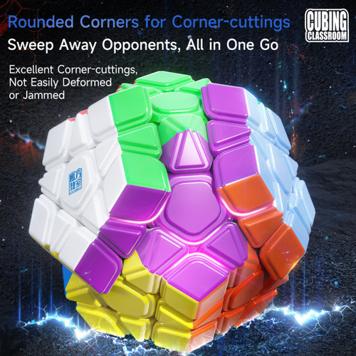 Cubo Mágico Megaminx 3x3 Magnético Moyu Meilong V2 M