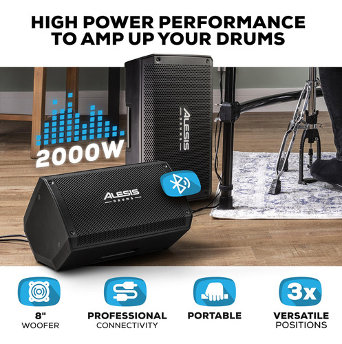 Altavoz Amplificador De Batería Alesis Strike Amp 8 Mk2-2000