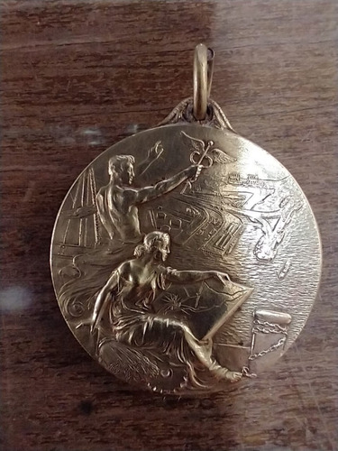 Antigua Medalla Centenario Fundacion De Bahía Blanca 1928