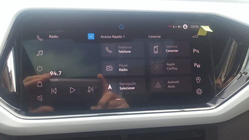 Imagem 8 de 12 de T-cross Highline 1.4 Tsi Flex 2021 Prata Un Dono Gar Fabr