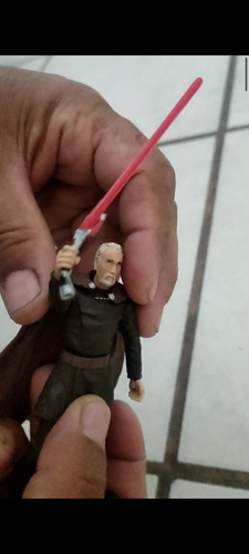 Star Wars Figura Coleccionable Cont Dooku Dark Lord E.3.75 (Usado)