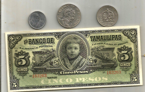 Monedas De Mexico Años 80s Y Billete De Revolucion (10)