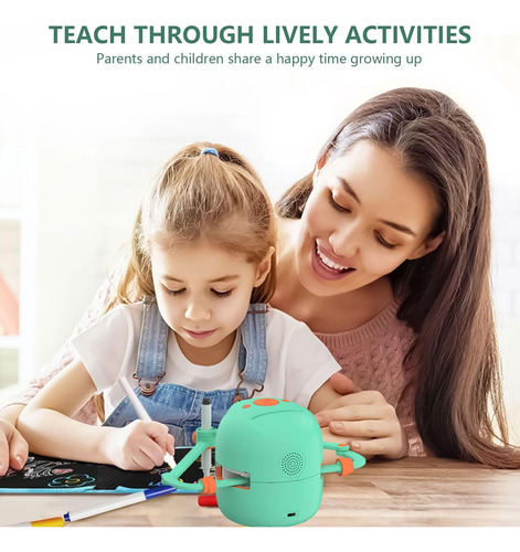 Robot Dibujante Educativo Interactivo For Niños Con Tarjetas