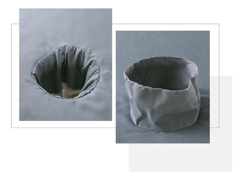 Cubierta De La Hoja De La Mesa De Del Salón De Belleza Gris