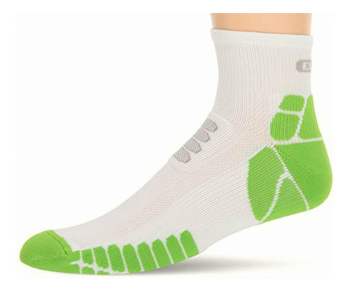 Eurosocks Medium Weight Socks, White/lime, Medium