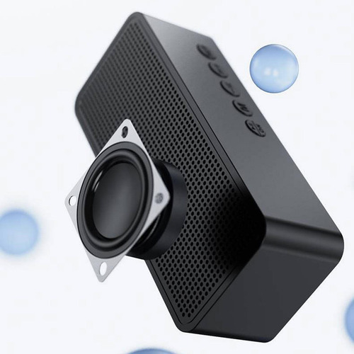 Altavoz Bluetooth Mini Reloj Despertador Doble Pantalla De