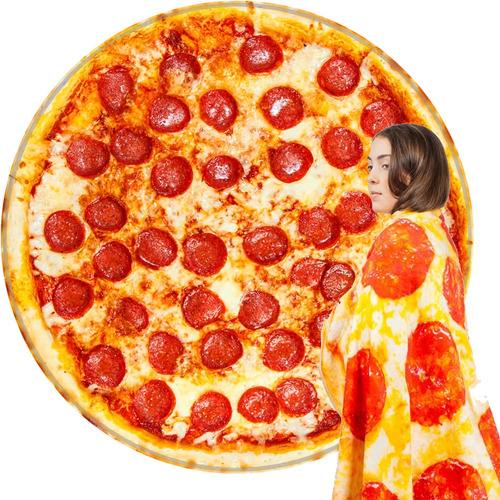Omf Manta De Pizza Tamaño Para Adultos Y Niños Regalos Noved