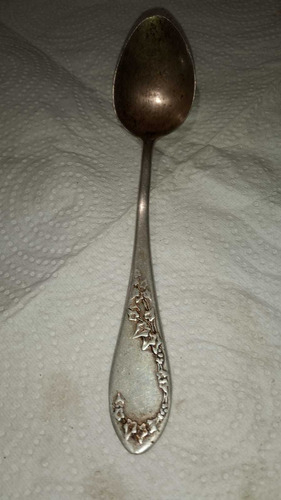 Cucharita De Plata Antigua