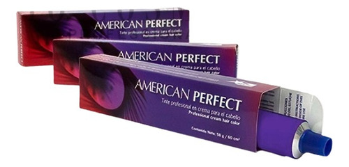 Tinte American Perfect 60ml 8.7 Rubio Claro Marron + Agua