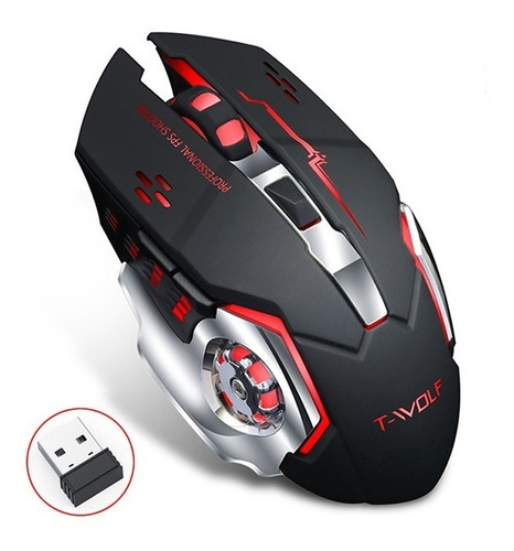 Mouse Profesional Recargable Inhalambrico