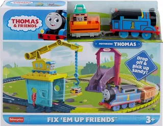 Thomas & Friends Fix Em Up Suelta Y Recoge A Sandy Motorizad