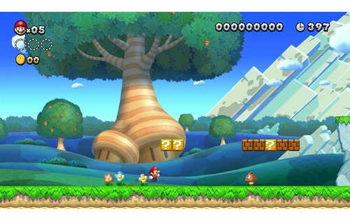 New Super Mario Bros U Deluxe Switch Mídia Física Lacrado