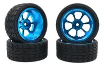 Comprar Paquete De 4 Llantas Y Rines De Coche Rc Llantas Para