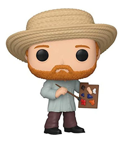 Funko Pop! Artistas: Vincent Van Gogh, Multicolor, 3.75 PuLG