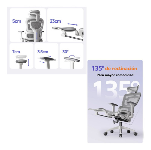 Silla De Escritorio Reclinable Reposapies Q9 By Lubabycas