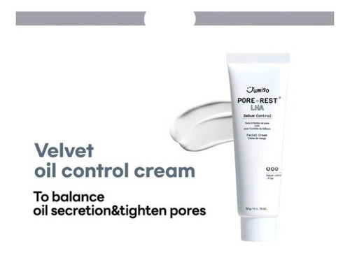 Jumiso Pore-rest Lha Sebum Control Facial Cream 50g Momento De Aplicación Día/noche Tipo De Piel Grasa/sensible