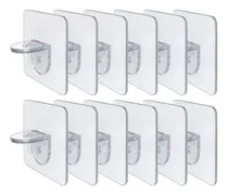 Comprar  Soportes De Estantes Autoadhesivos Transparente Simple X 12