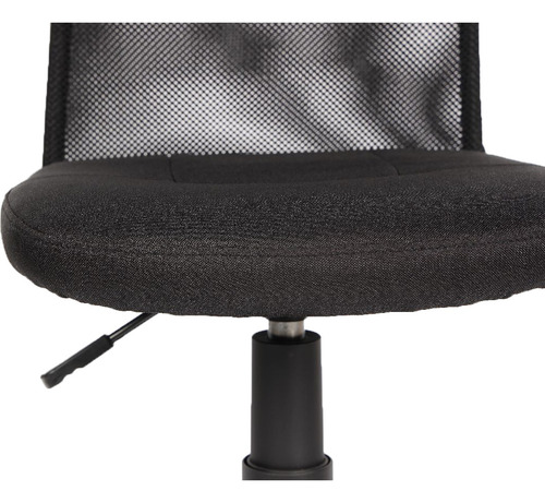 Imagen 4 de 5 de Silla Para Oficina Escritorio Evolucion En Malla Y Paño Negr